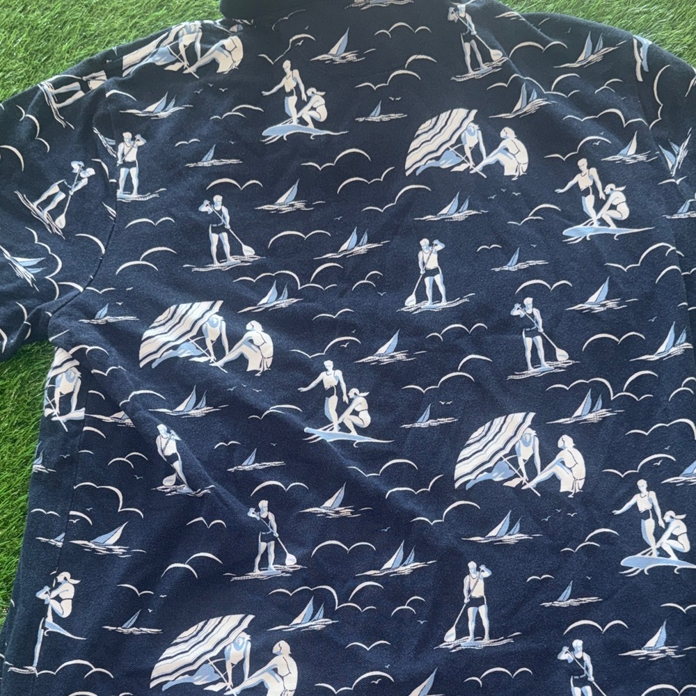 Ralph Lauren Dark Blue Polo with Nautical Design - Picture 5 of 5